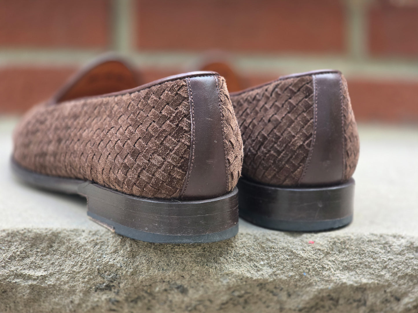 J.FitzPatrick - Mocassins papillon - Reliure bordeaux polie