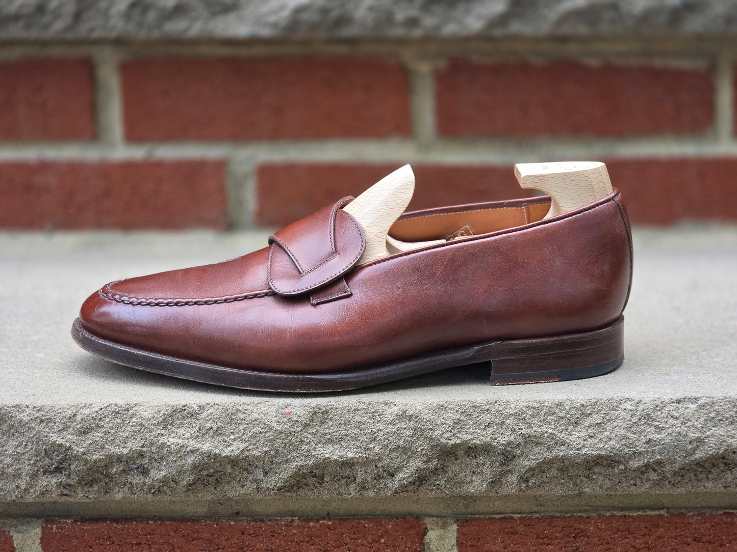 J.FitzPatrick - Butterfly Loafers - Gold Museum Calf - US 8