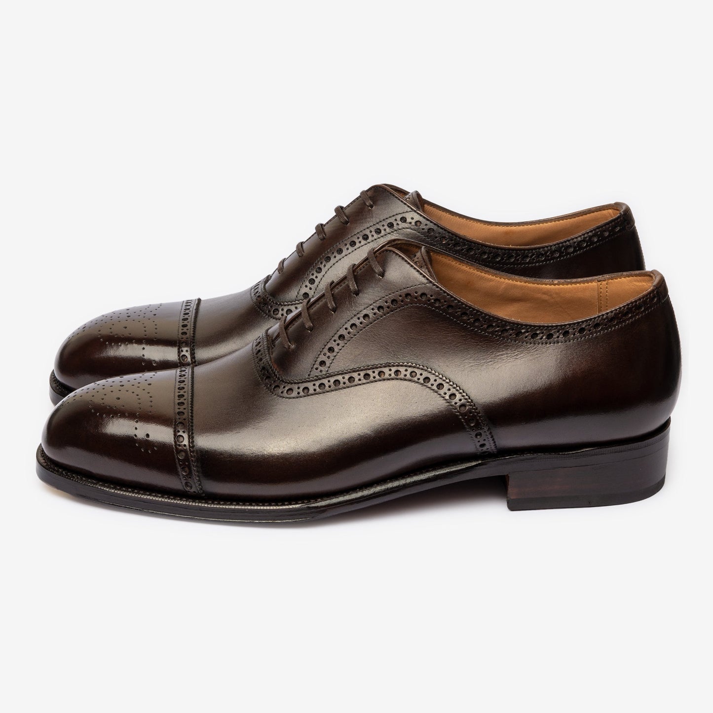 Semi Brogue Oxford - Bitter Choco - Char Last - MTO