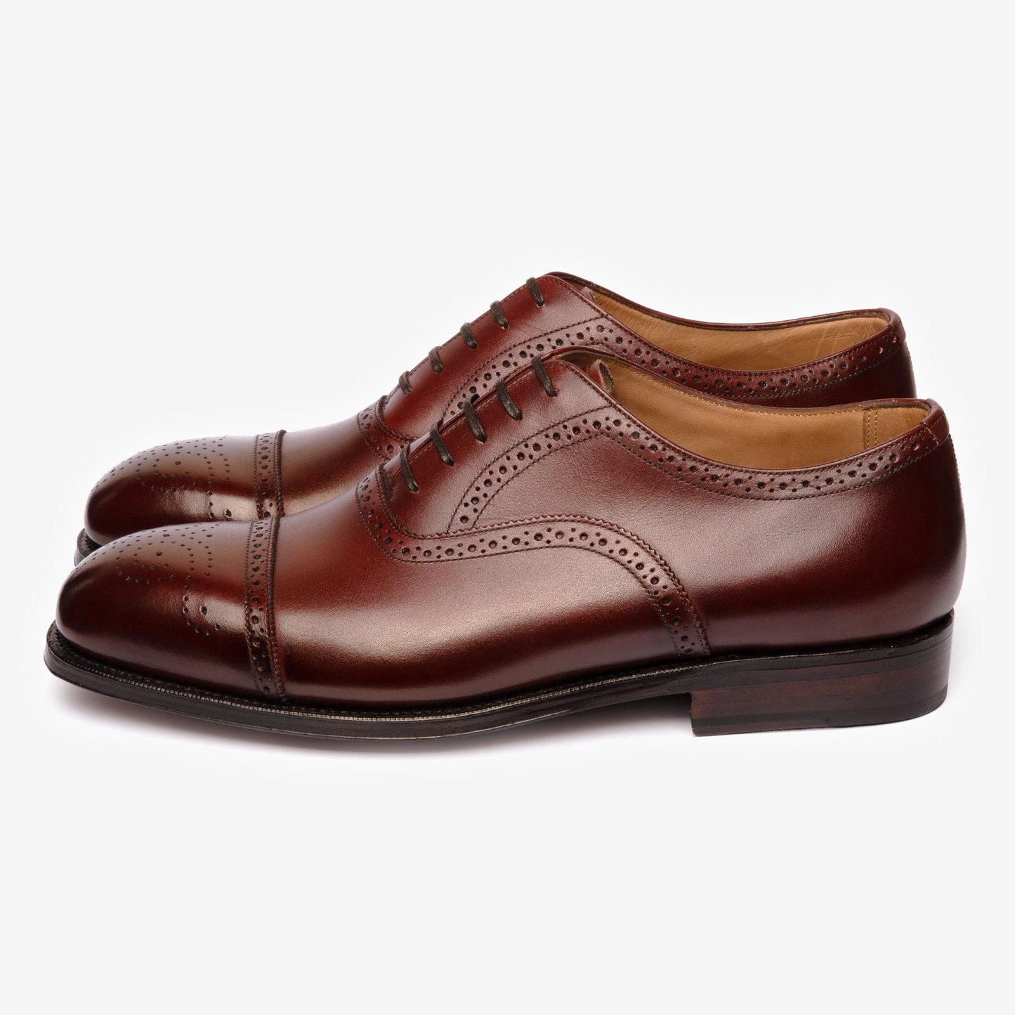 Semi Brogue Oxford - Burgundy - Char Last - MTO