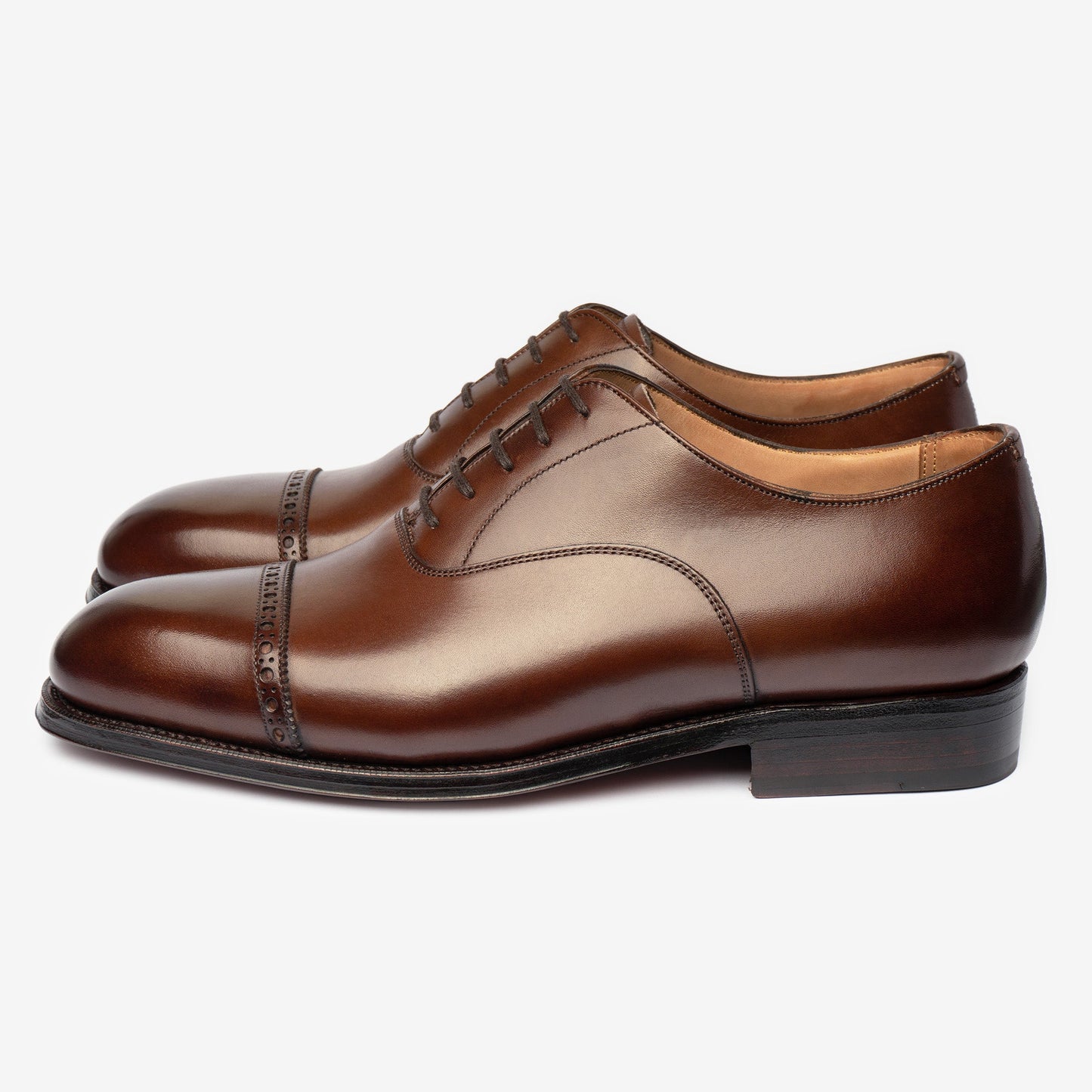 Punch Cap Oxford - Brown - Char Last - MTO