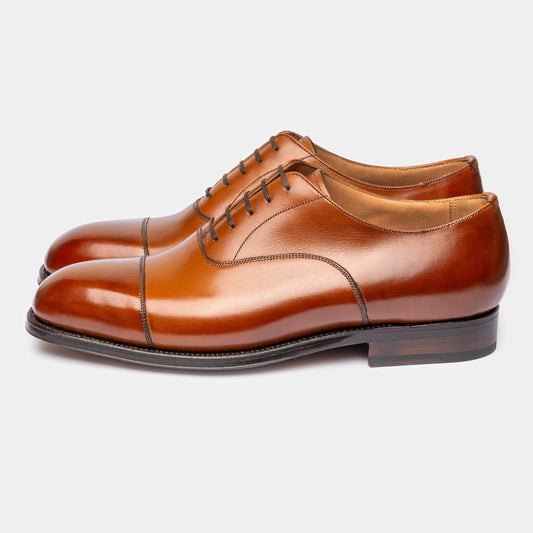 Straight Tip Oxford - Tan - Char Last - MTO