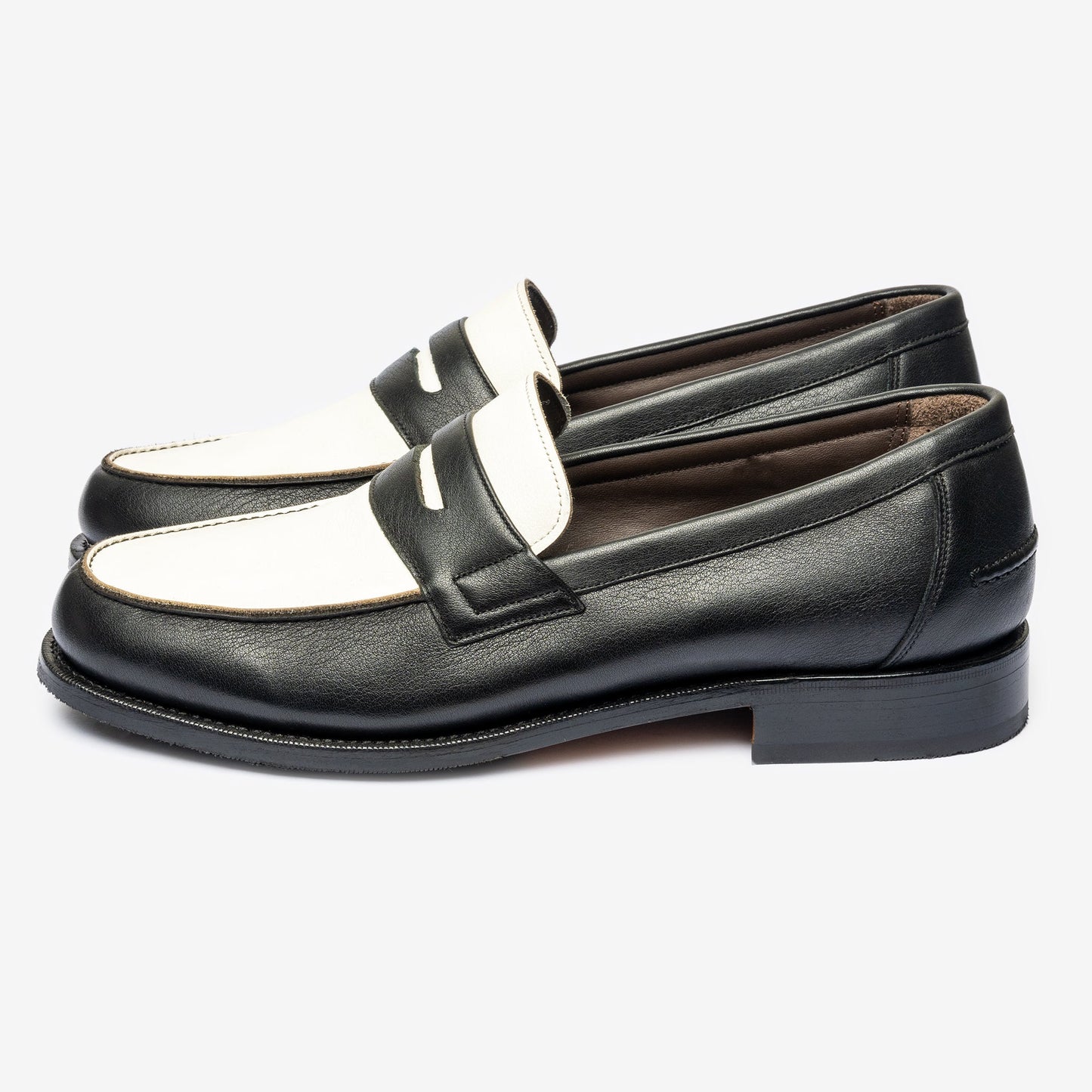 Spectator Moccasin Loafer  - Black - Armin Last - MTO