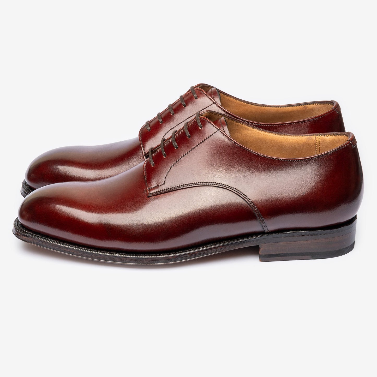 Plain Derby - Burgundy - Char Last - MTO