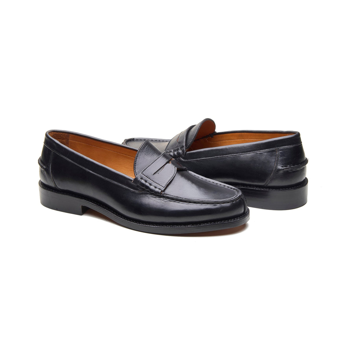 Niagara – Norwegian Split-Toe Loafer – Black Horween Chromexcel