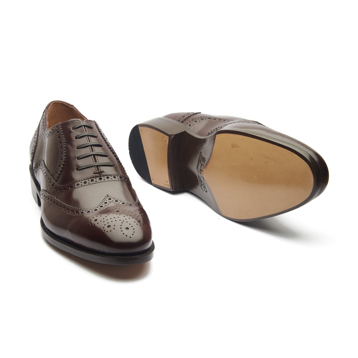 Marcell - Full Brogue Oxford - Rosewood Brown Calf |
