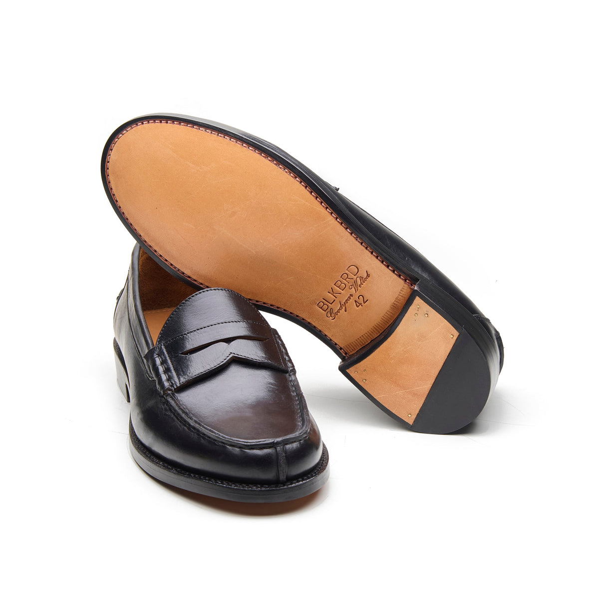 Niagara – Norwegian Split-Toe Loafer – Black Horween Chromexcel