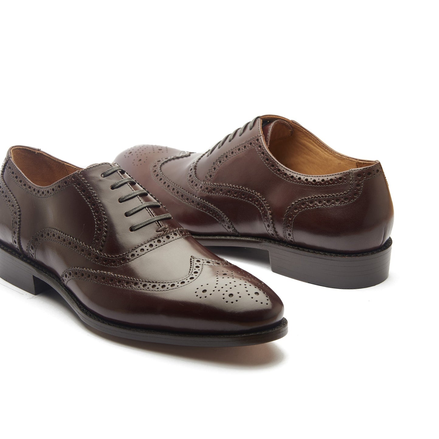 Marcell - Full Brogue Oxford - Rosewood Brown Calf |