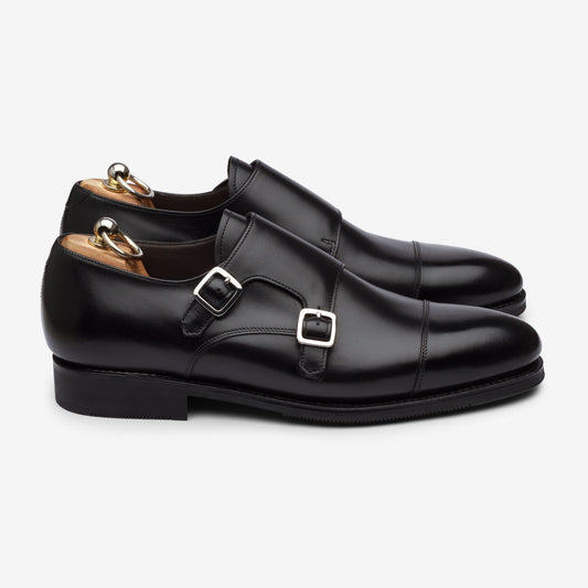 Double Monk - Black - Zip Last - MTO