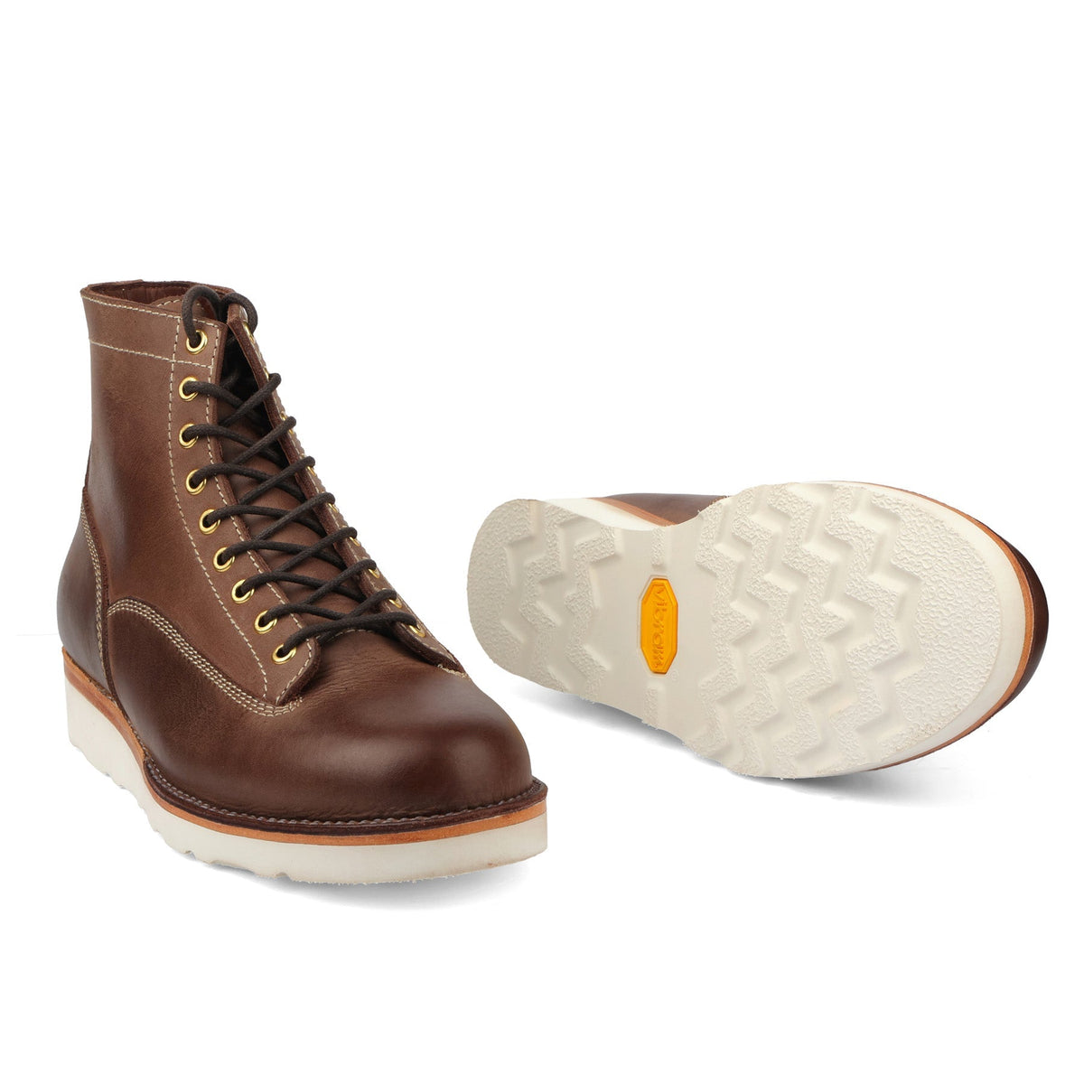 Kodiak – Lace-to-Toe Boot – Thick Chocolate Leather