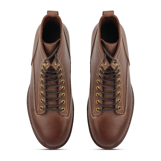 Kodiak – Lace-to-Toe Boot – Thick Chocolate Leather