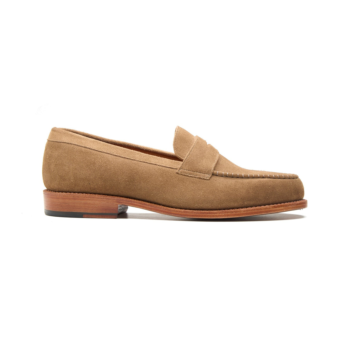 Boston – Penny Loafer – Beige Kudu Reverse Suede