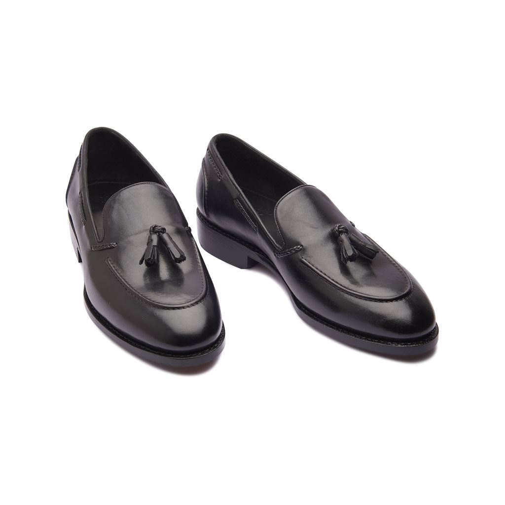 Royce, Goodyear welted Tassel Loafer lateral view 