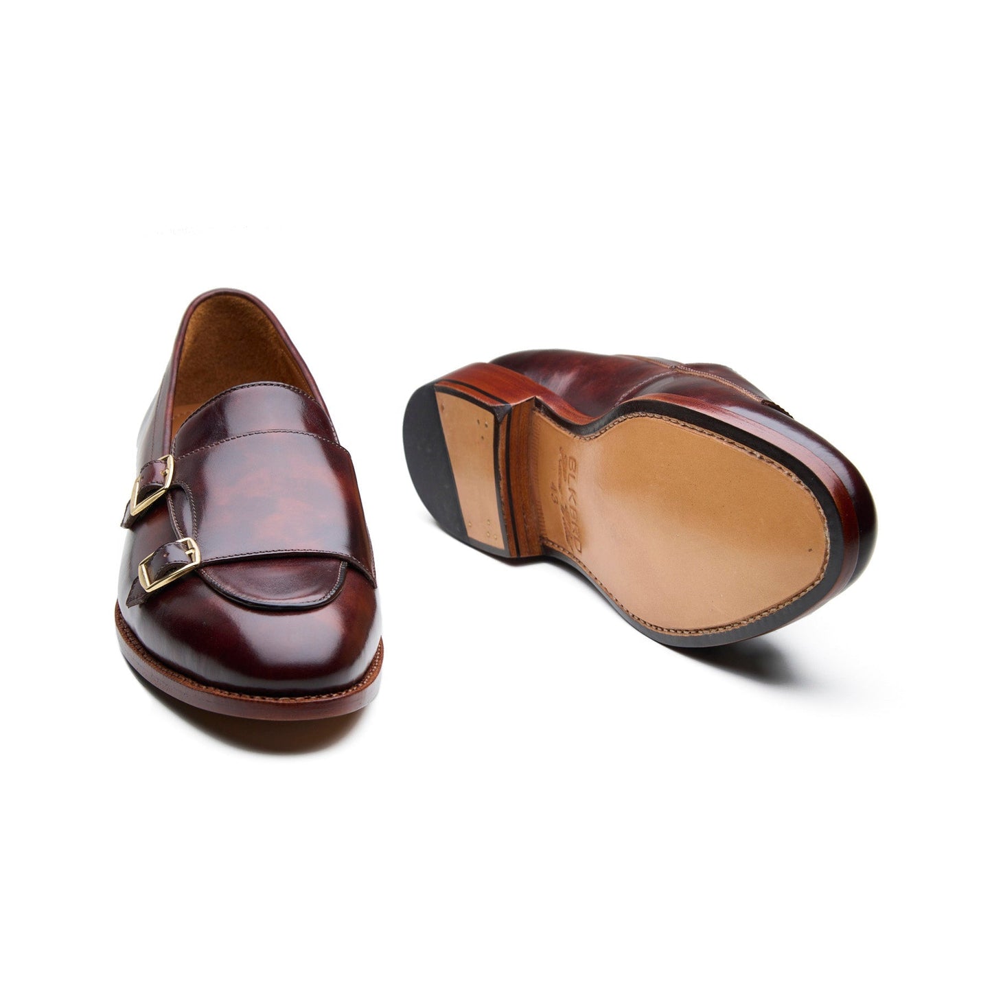 Myron - Mocassin à boucle - Cuir de veau marron foncé