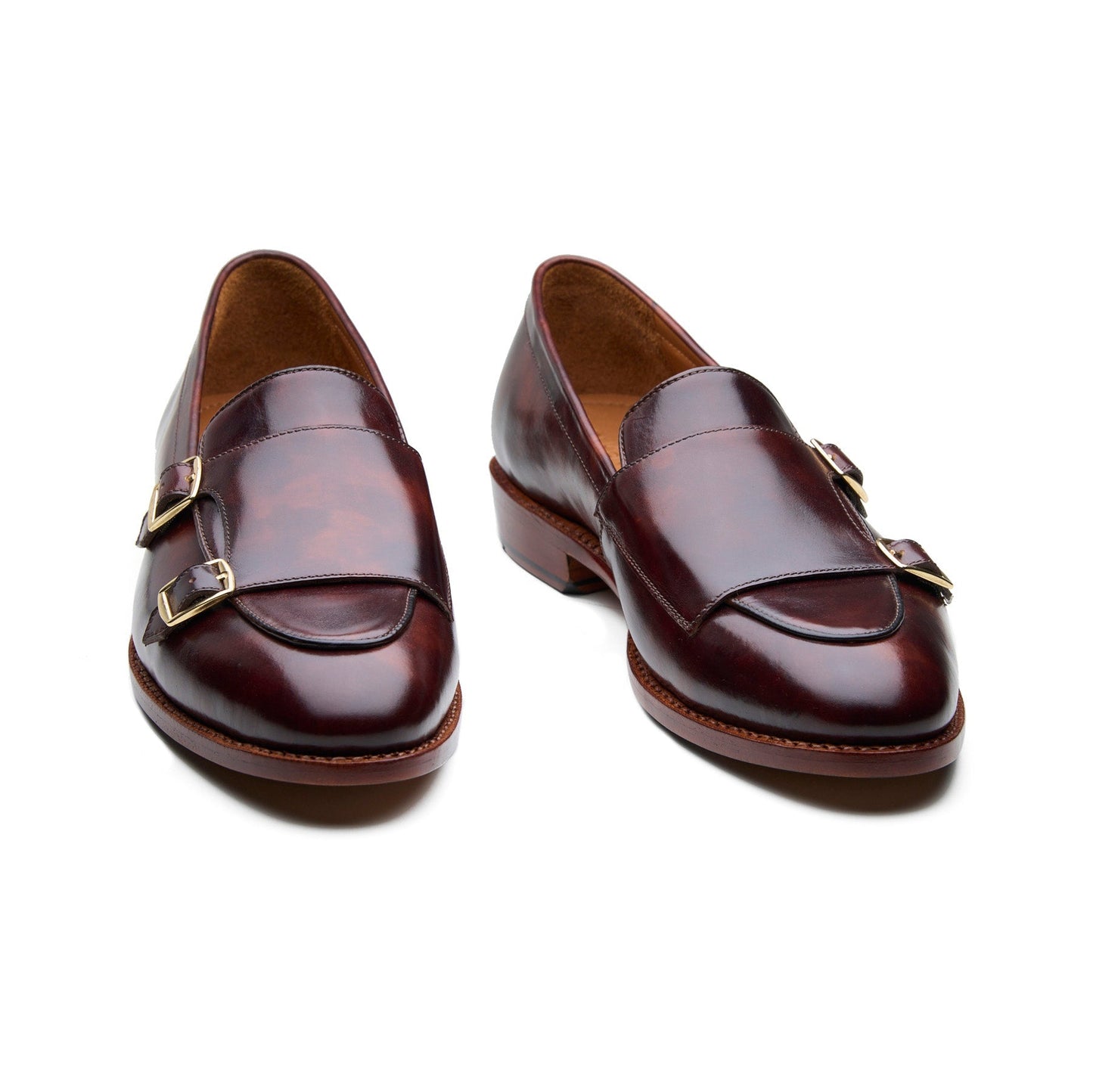 Myron - Mocassin à boucle - Cuir de veau marron foncé