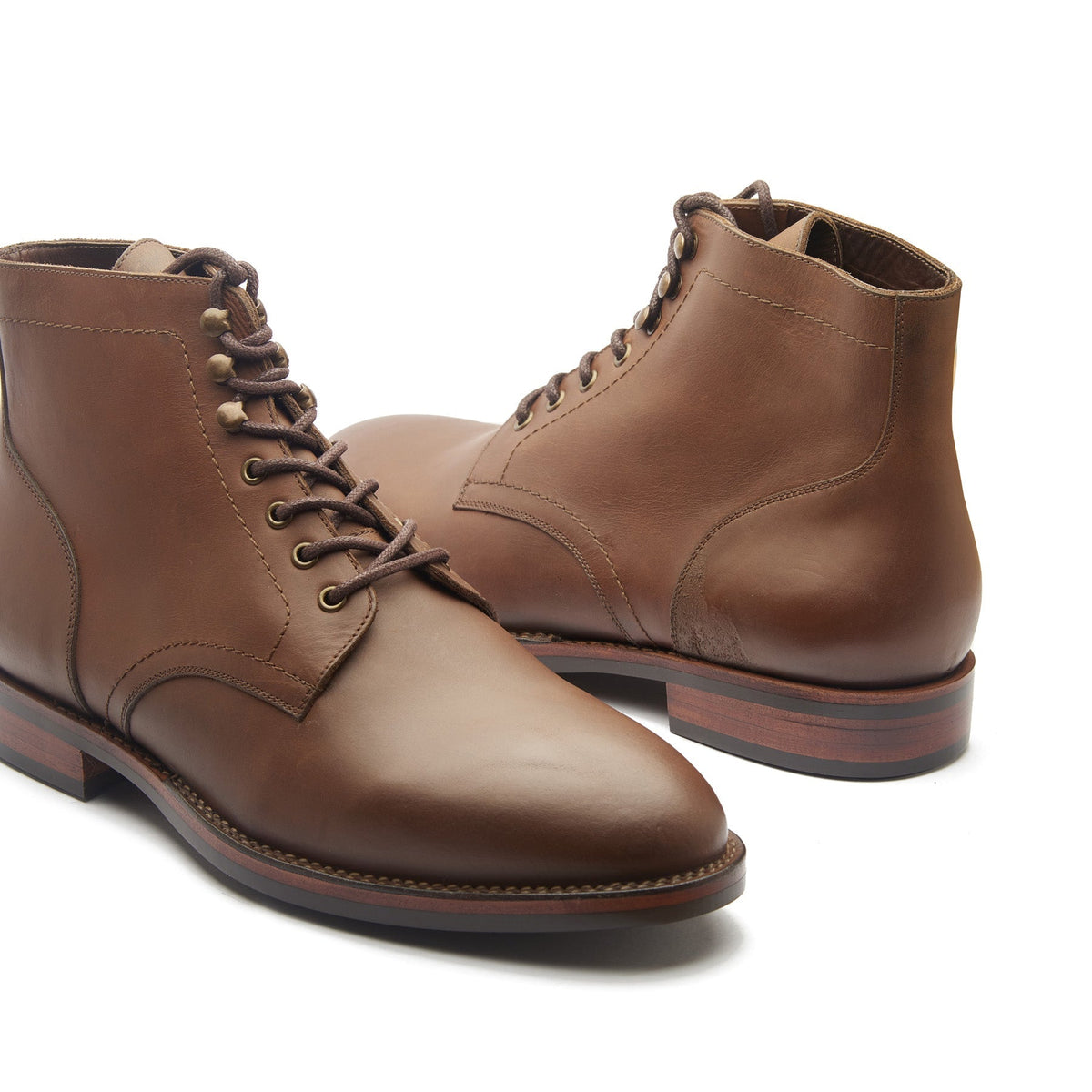 Rudiger – Service Boot – Brown Waxy Pull-Up