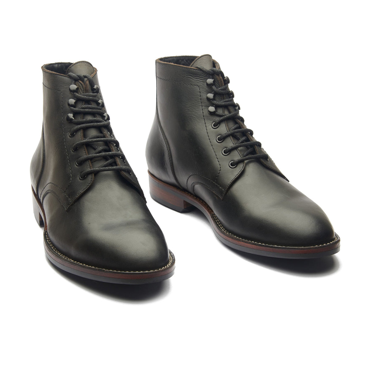 Rudiger – Service Boot – Black Waxy Pull-Up