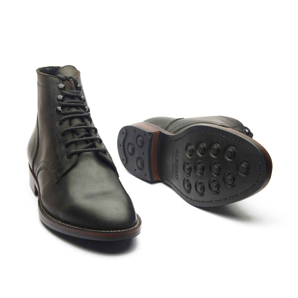 Rudiger – Service Boot – Black Waxy Pull-Up