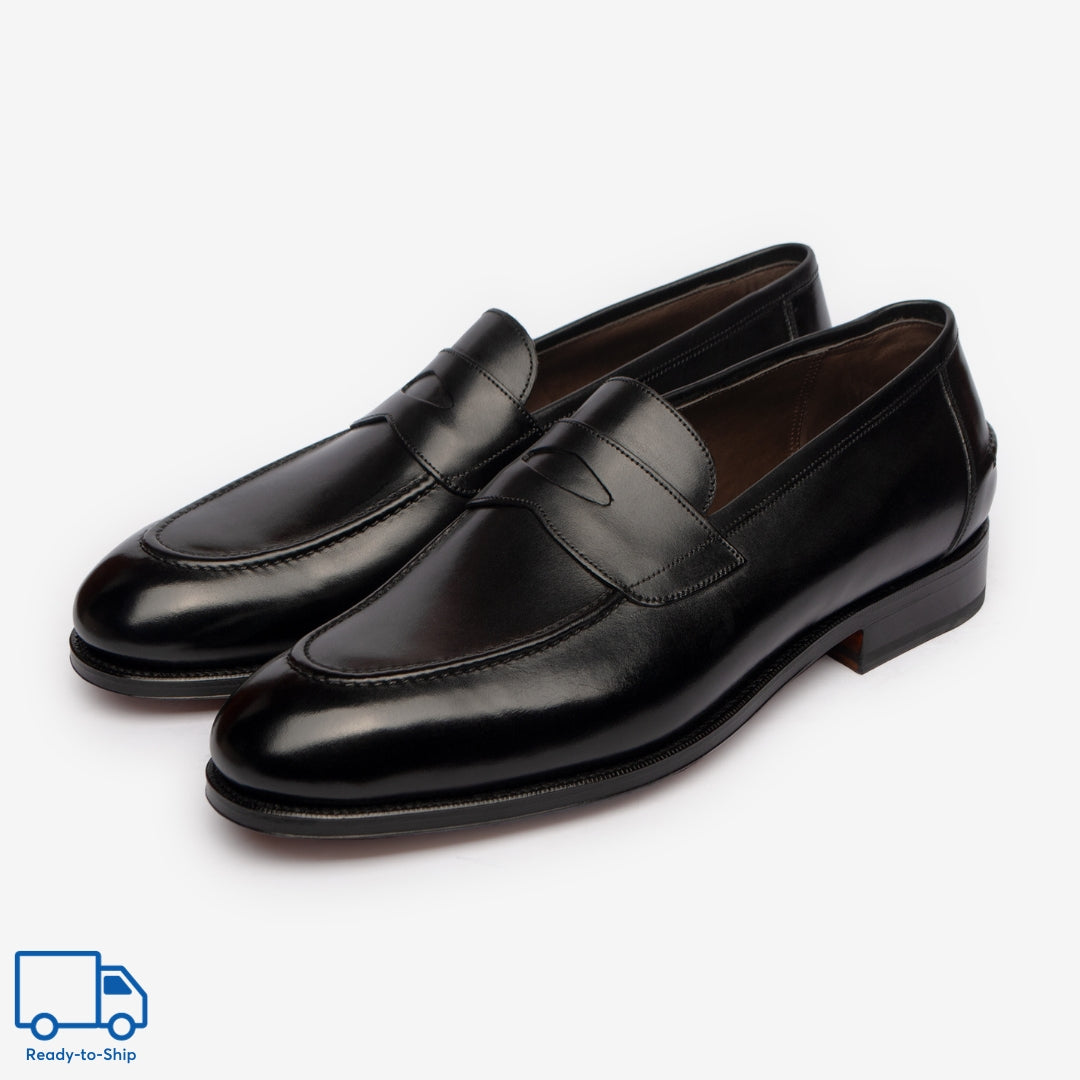 Loaque Penny Loafer II - Noir - Forme Rufer - Prêt-à-porter