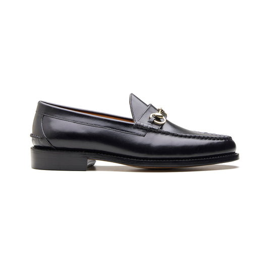Bennett – Horsebit Loafer – Black Hidro Pull-Up