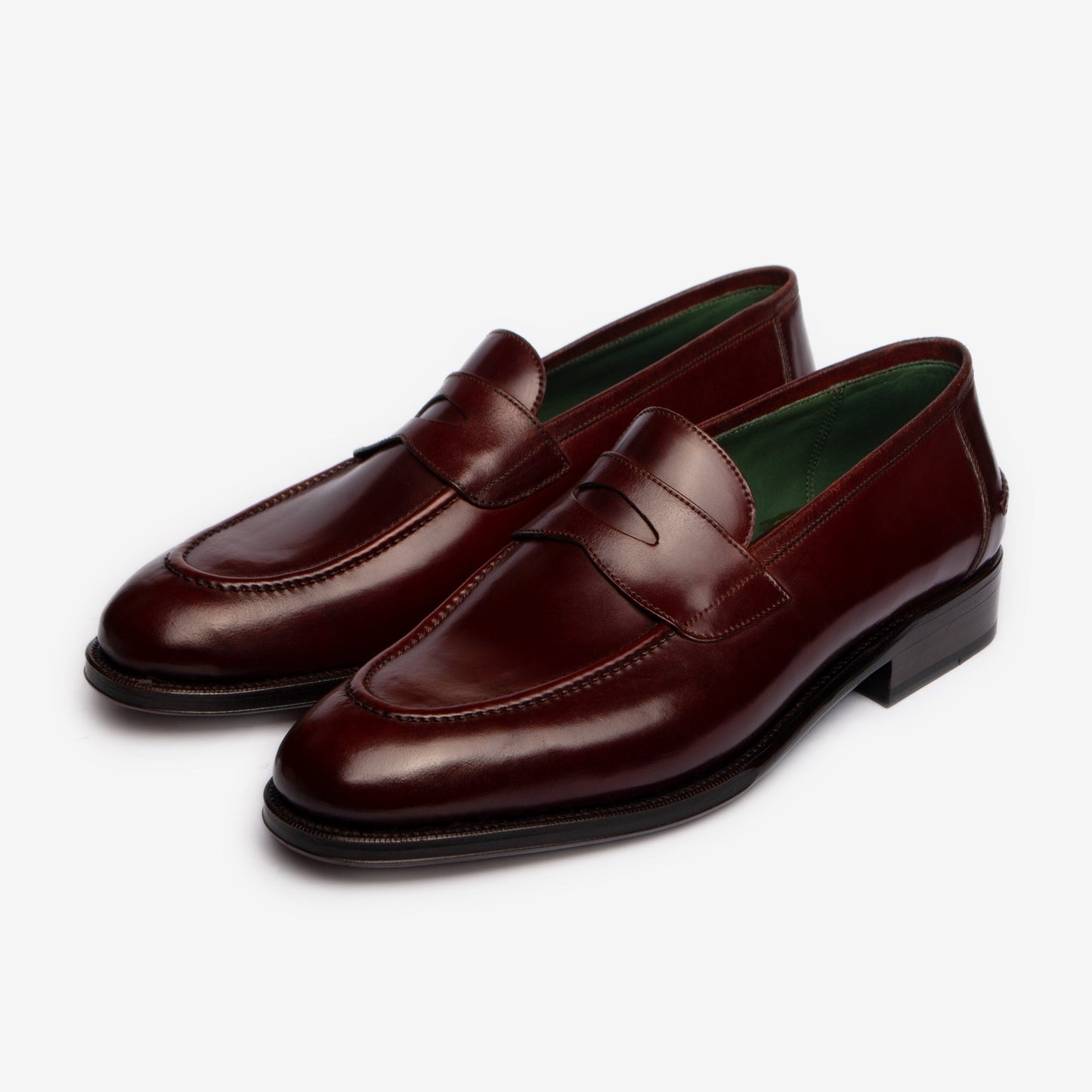 Mocasín Penny Loafer II - Bordo Shell Cordovan - Horma Rufer - Founders 25