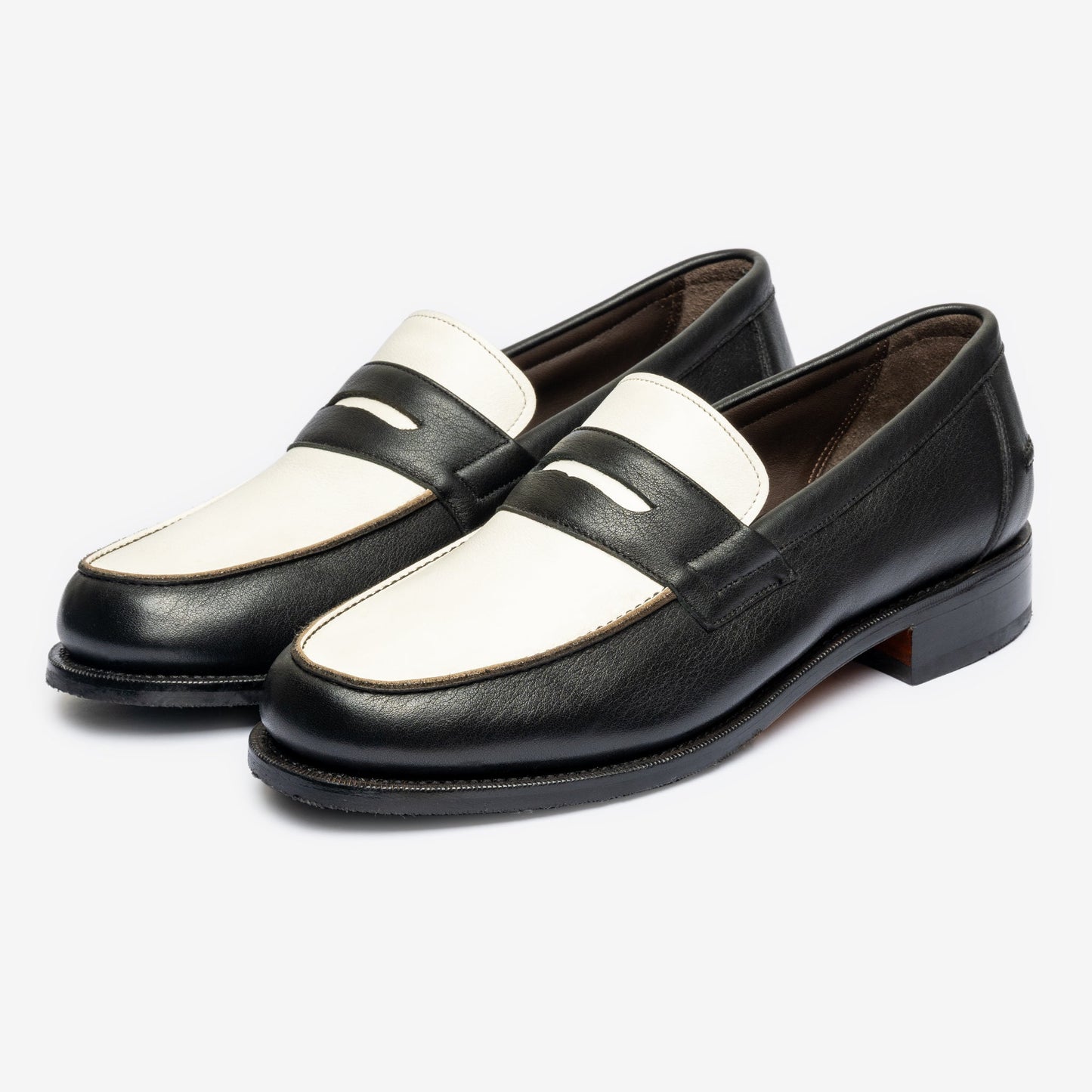 Spectator Moccasin Loafer  - Black - Armin Last - MTO