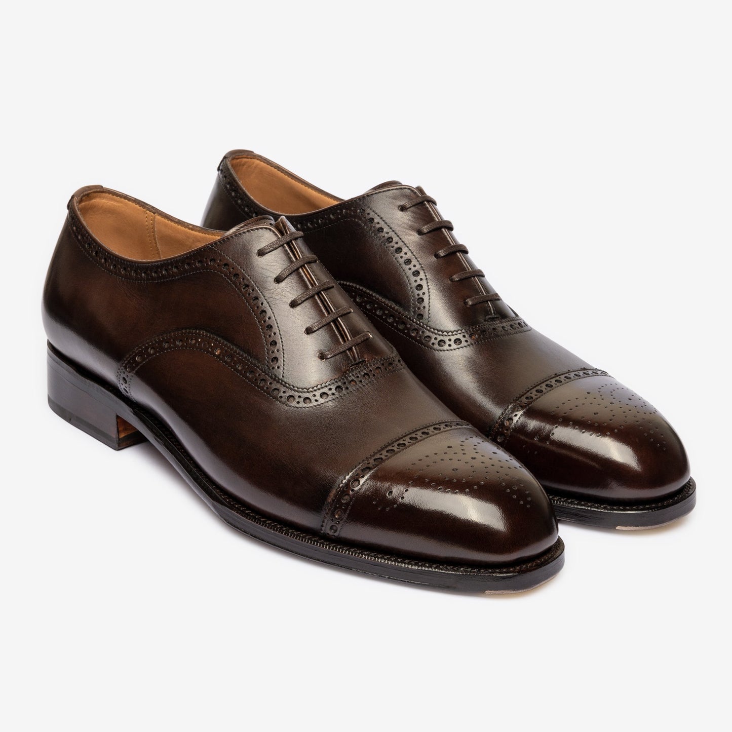 Semi Brogue Oxford - Bitter Choco - Char Last - MTO