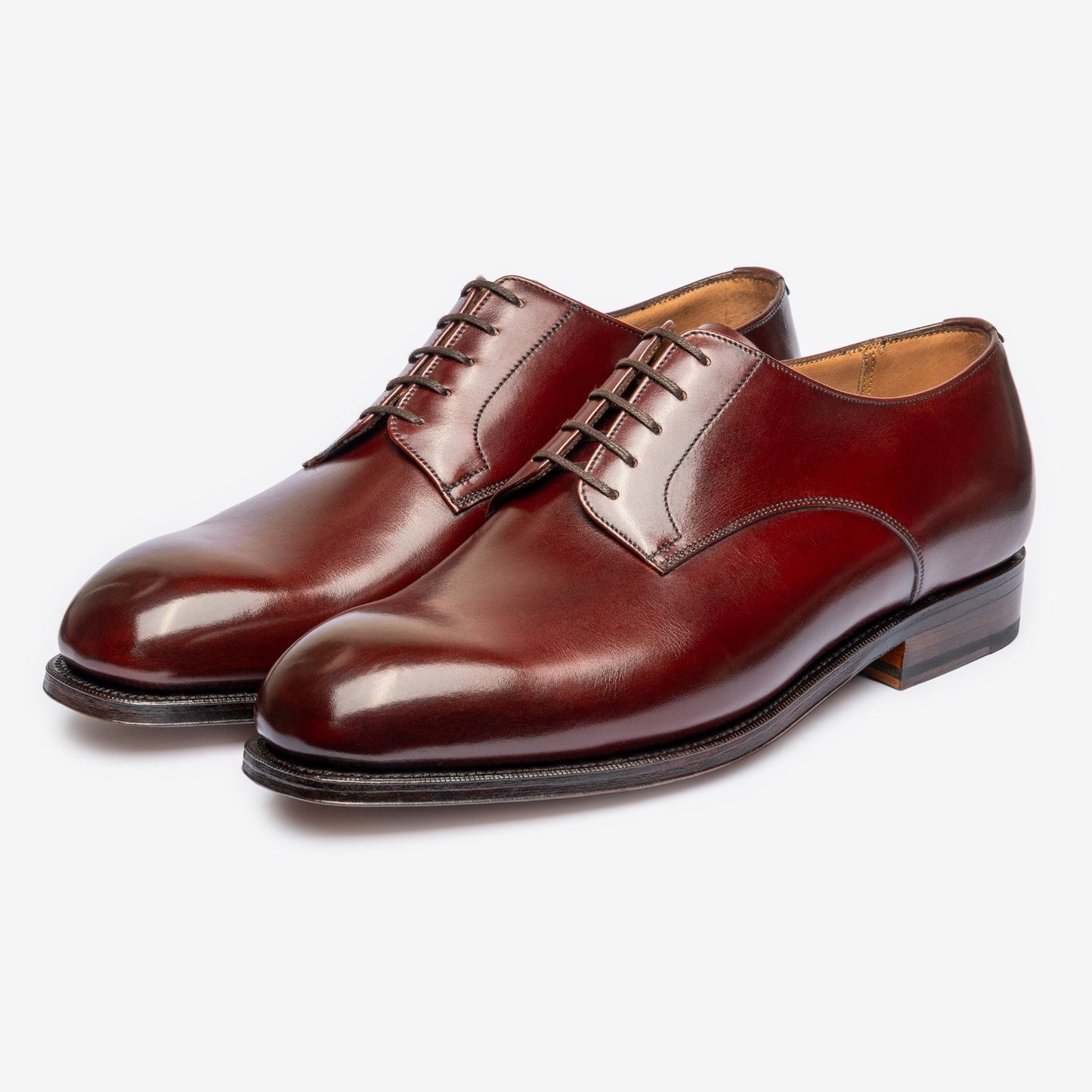 Plain Derby - Burgundy - Char Last - MTO