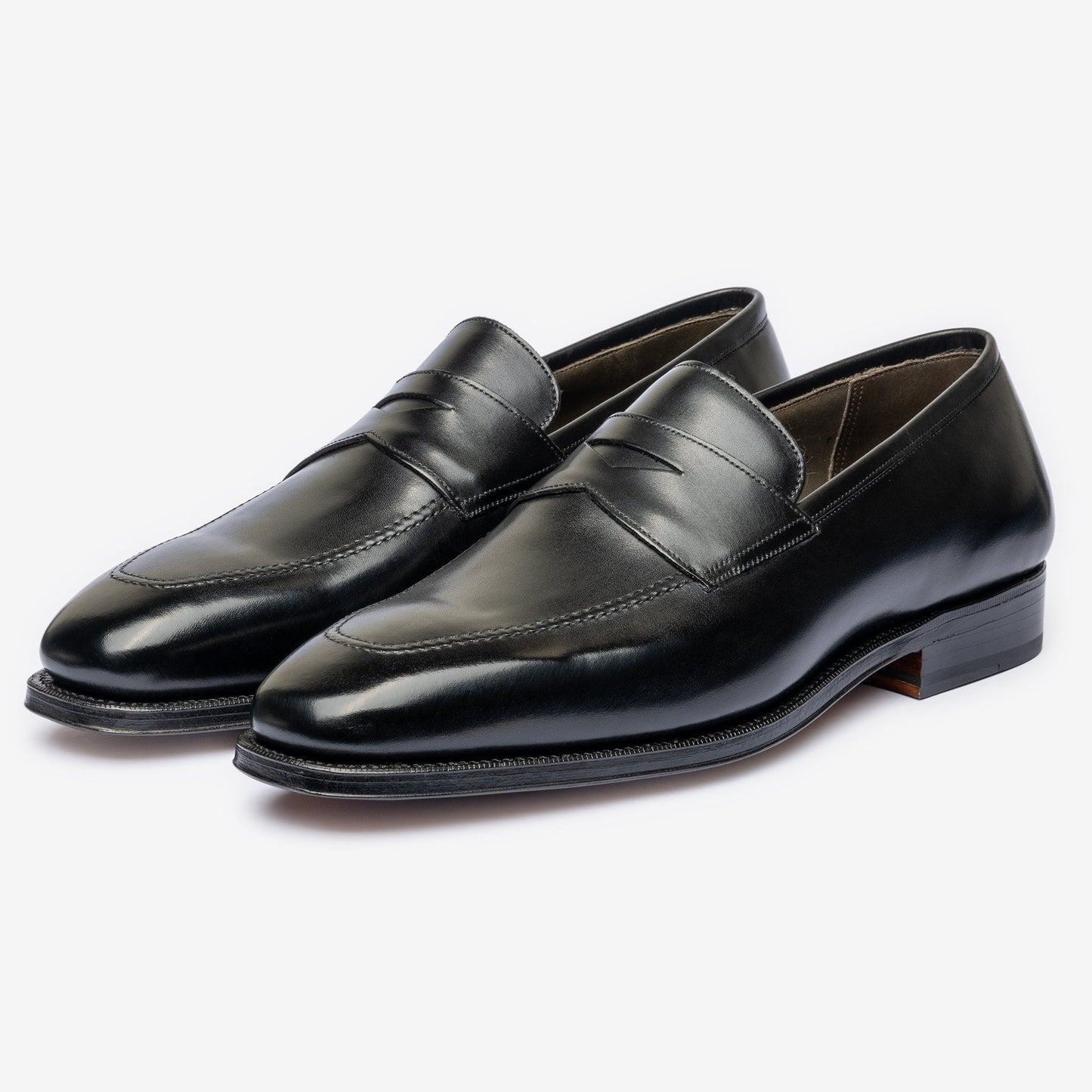 Penny Loafer - Black  - Deer Last - MTO