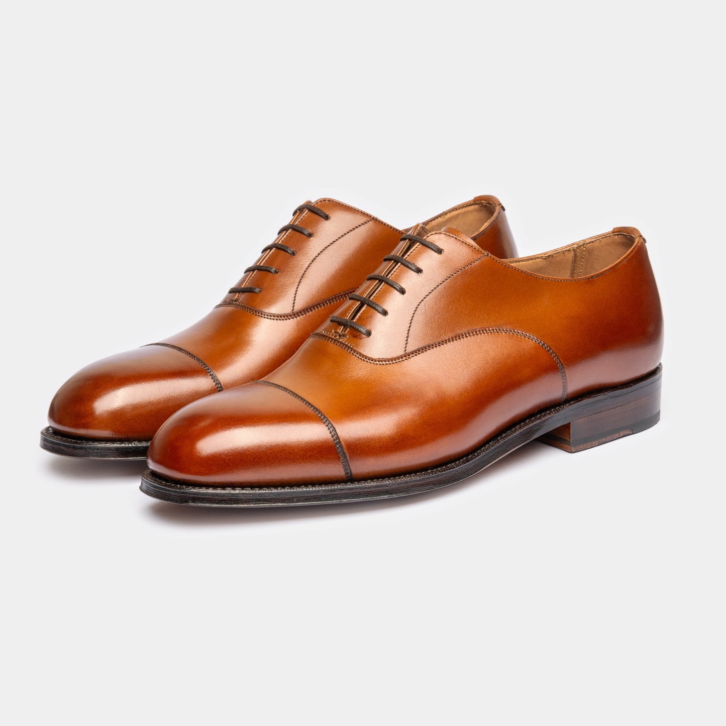 Straight Tip Oxford - Tan - Char Last - MTO