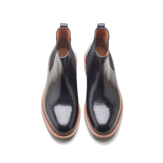 Tomahawk – Chelsea Boot – Black Horween Chromexcel
