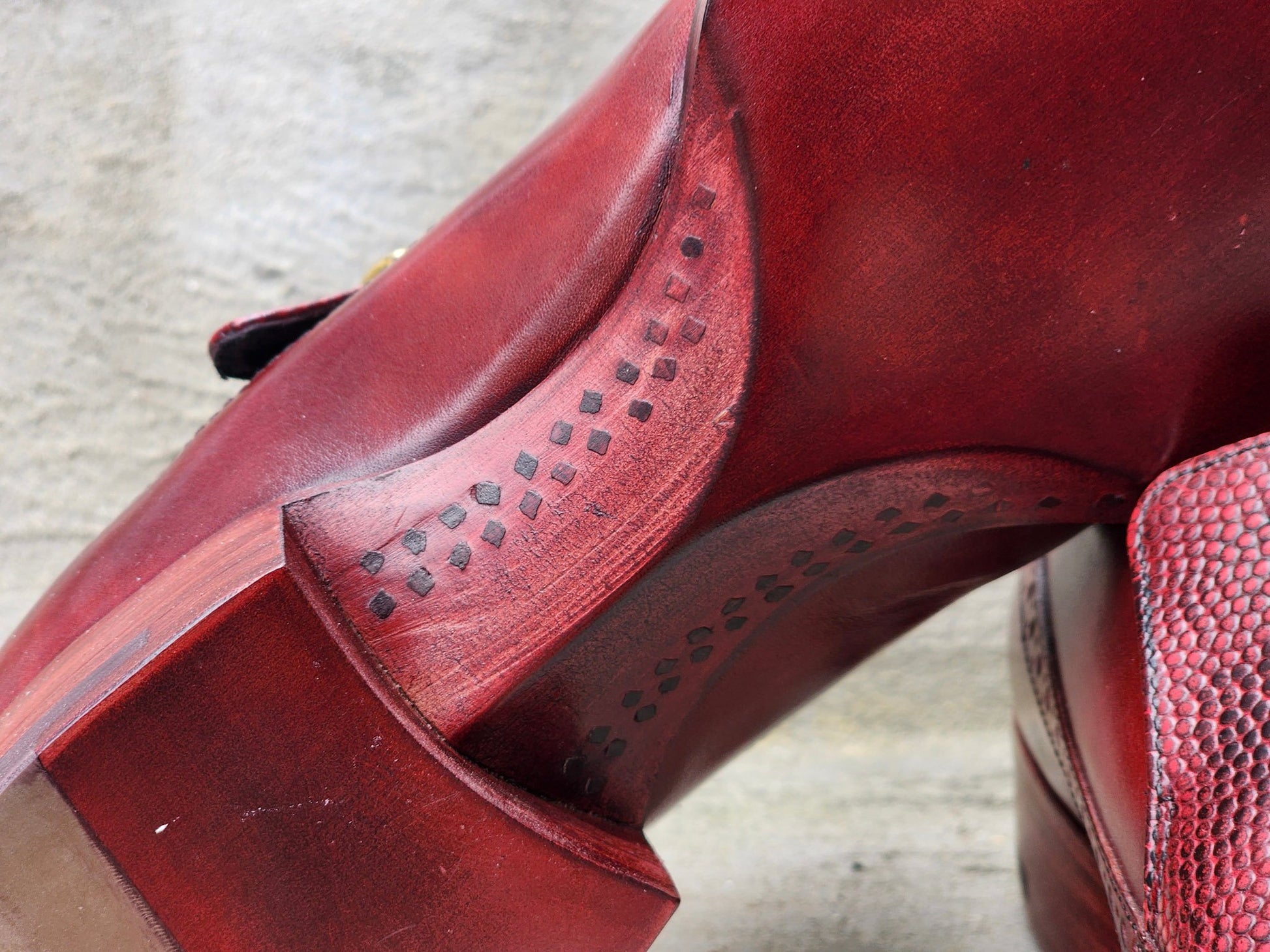 The Last Shoemaker / Berry Monkstrap image 2