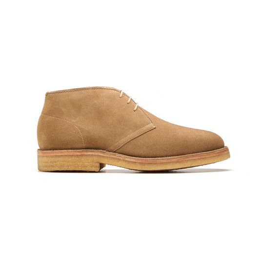 Kingston – Desert Boot – Beige Kudu Reverse Suede