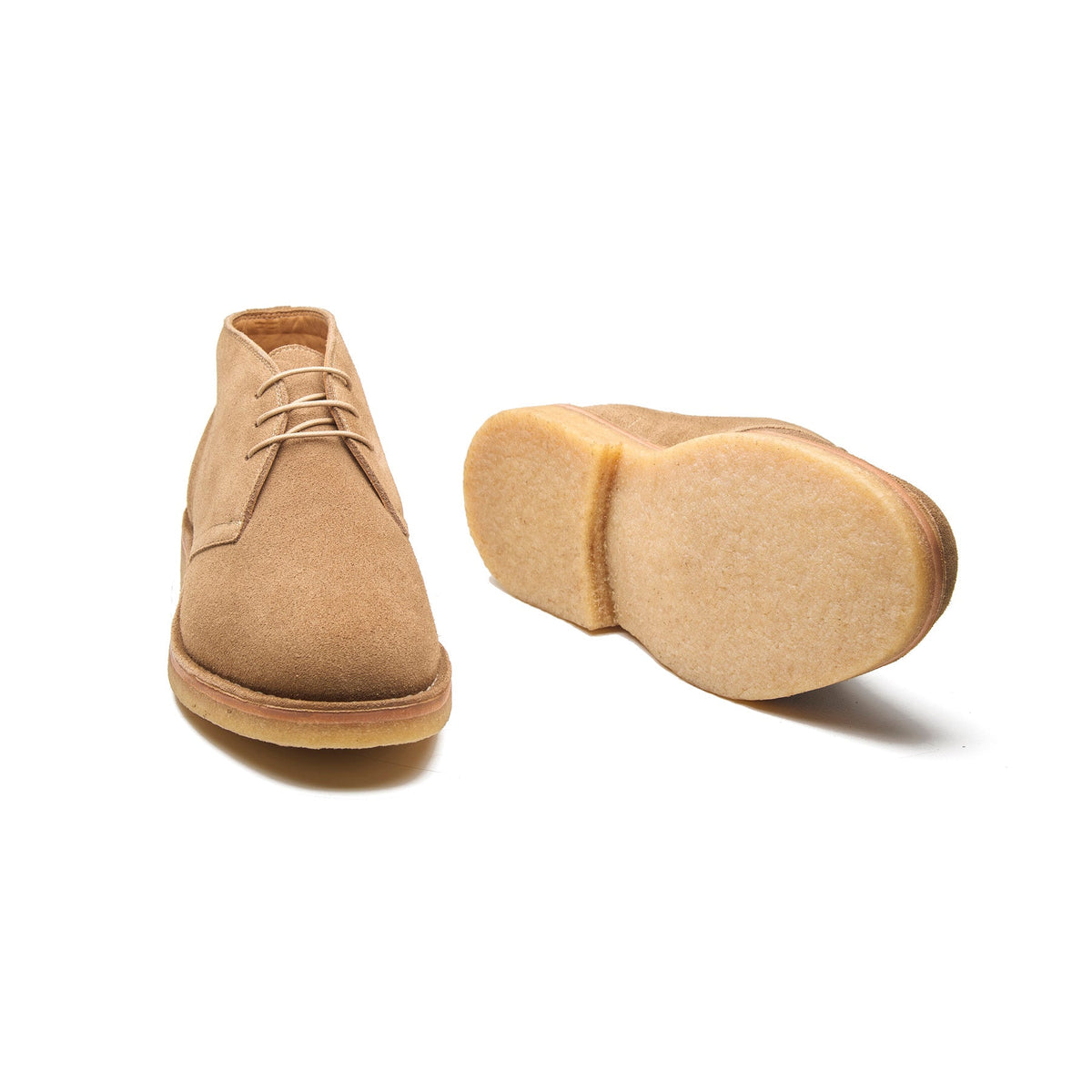Kingston – Desert Boot – Beige Kudu Reverse Suede