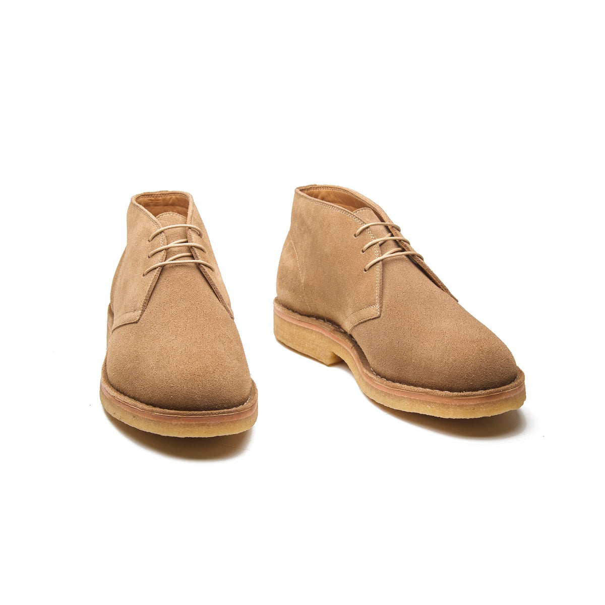 Kingston – Desert Boot – Beige Kudu Reverse Suede