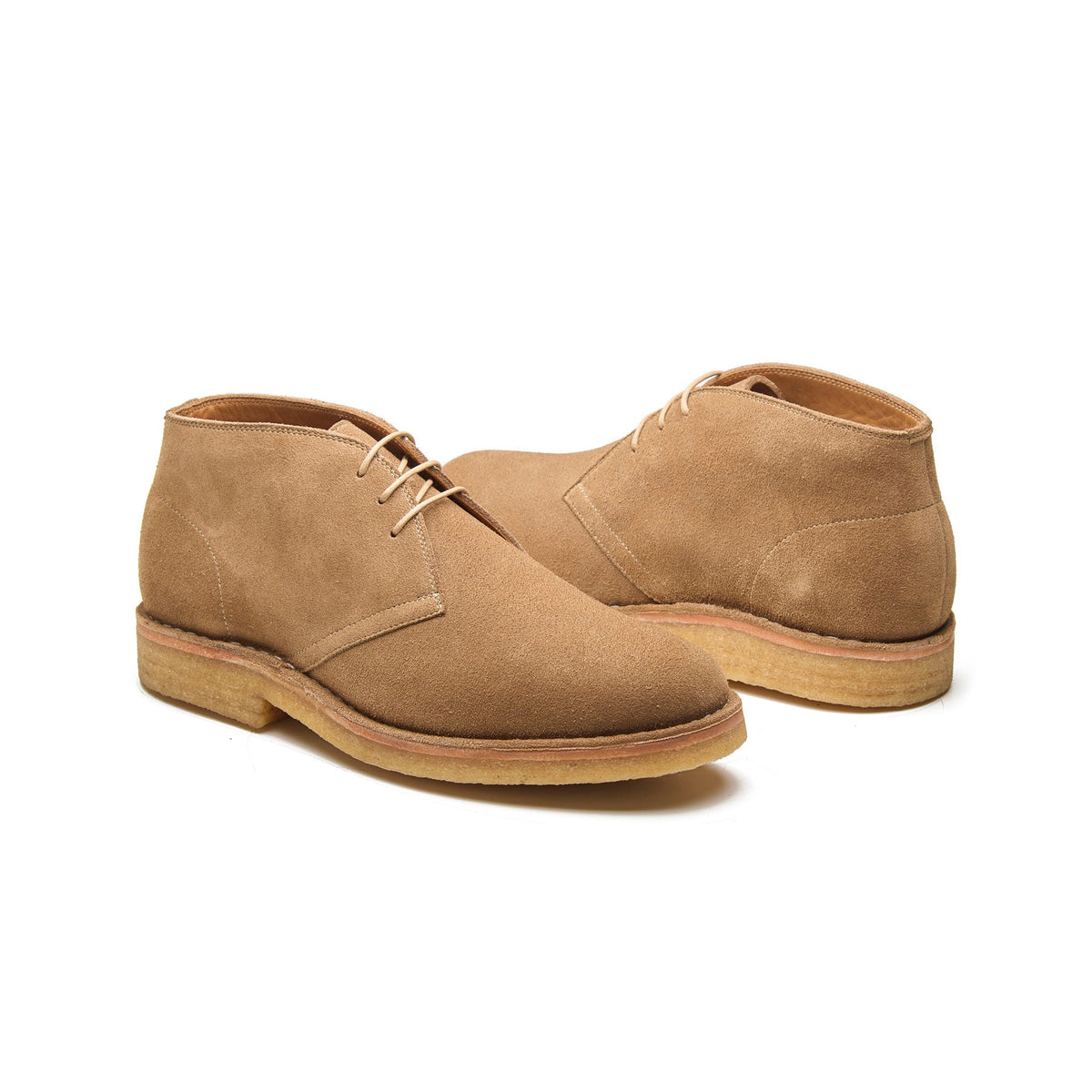 Kingston – Desert Boot – Beige Kudu Reverse Suede