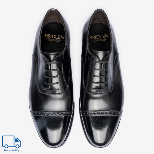 Punch Cap Oxford - Black - Chip Last - RTW