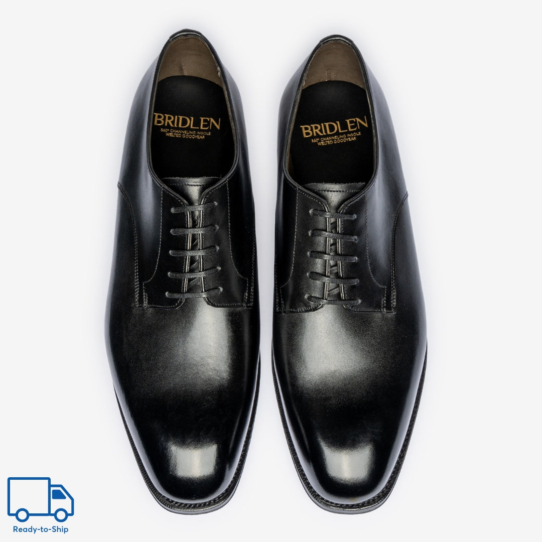 Derby uni - Noir - Char Last - Prêt-à-porter