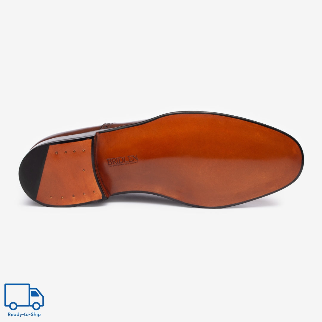 Semi Brogue Oxford - Brown - Char Last - RTW