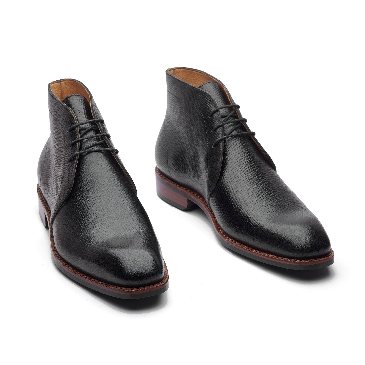 McClure - Chukka Boot - Black Hatch Grain