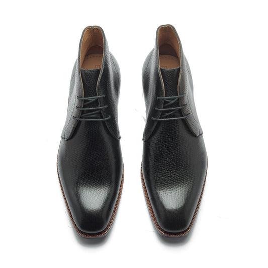 McClure - Chukka Boot - Black Hatch Grain