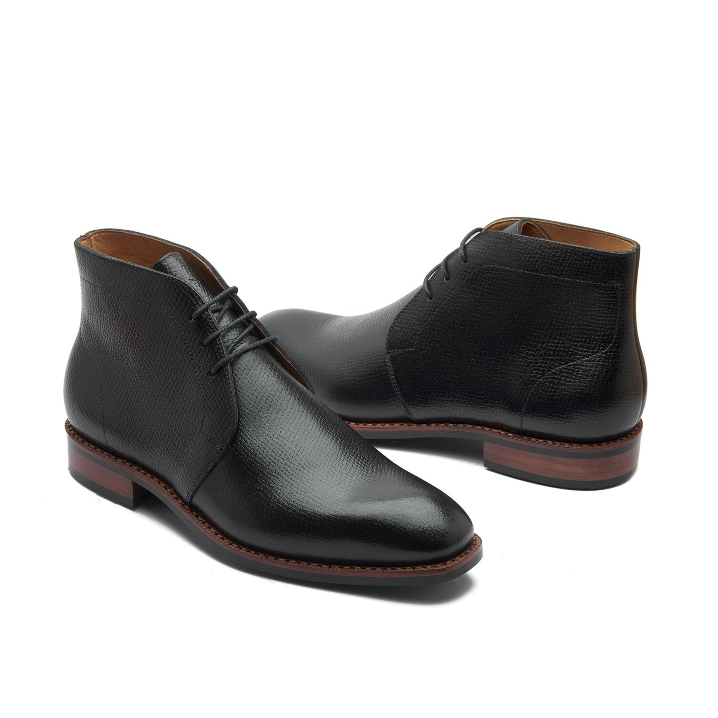 McClure - Chukka Boot - Black Hatch Grain