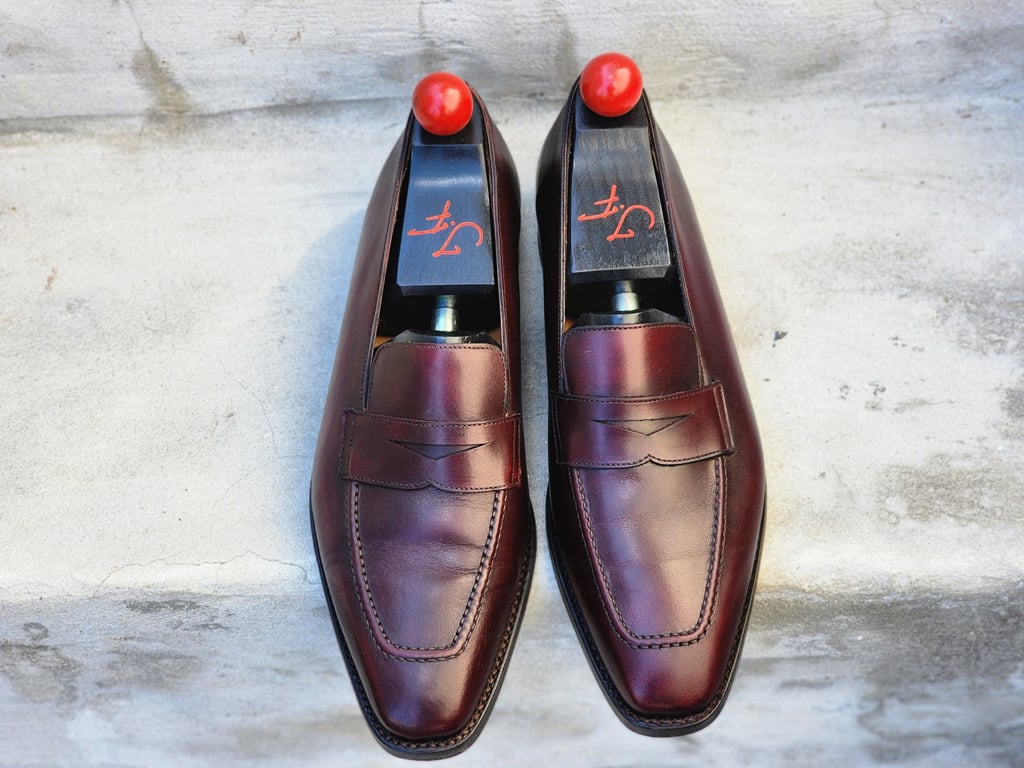 J.FitzPatrick / Sangria Penny Loafers image 1