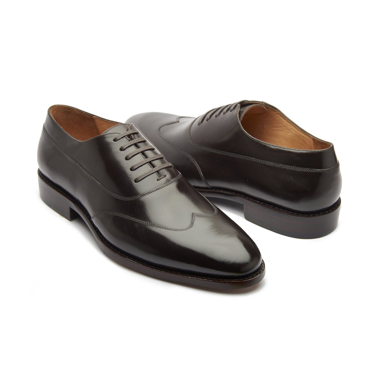 Jürgen - Spiral Austerity Wingtip Oxford - Espresso Calf