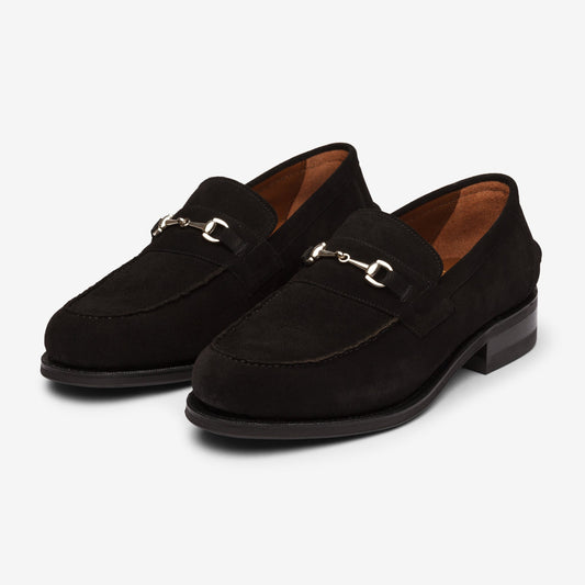 Horsebit Loafer - Black Suede - Armin Last - MTO