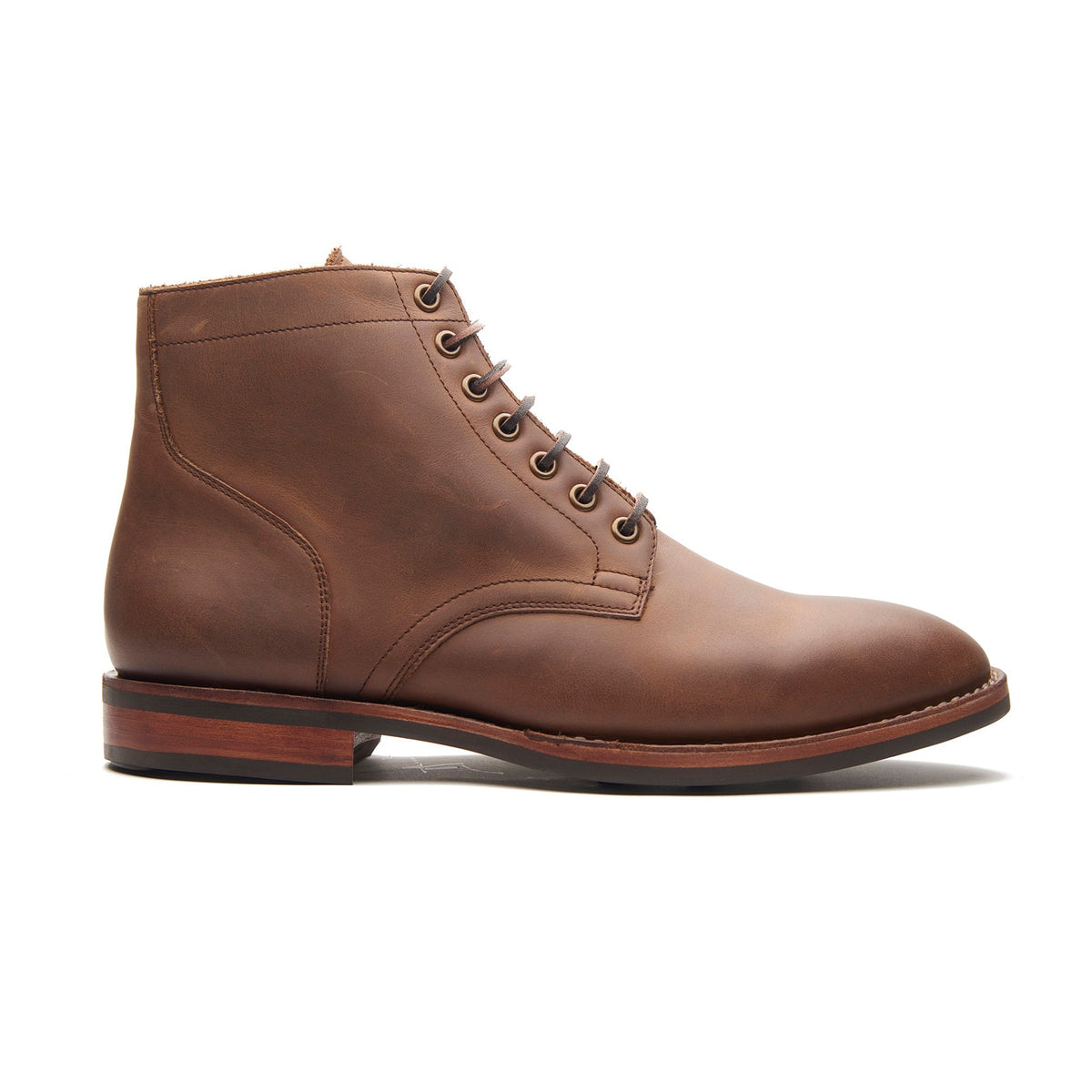 Rudiger – Service Boot – Brown Waxy Pull-Up