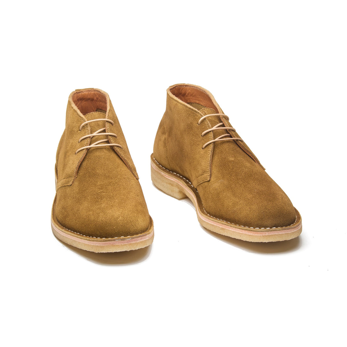 Kingston – Desert Boot – Caper Green Kudu Reverse Suede