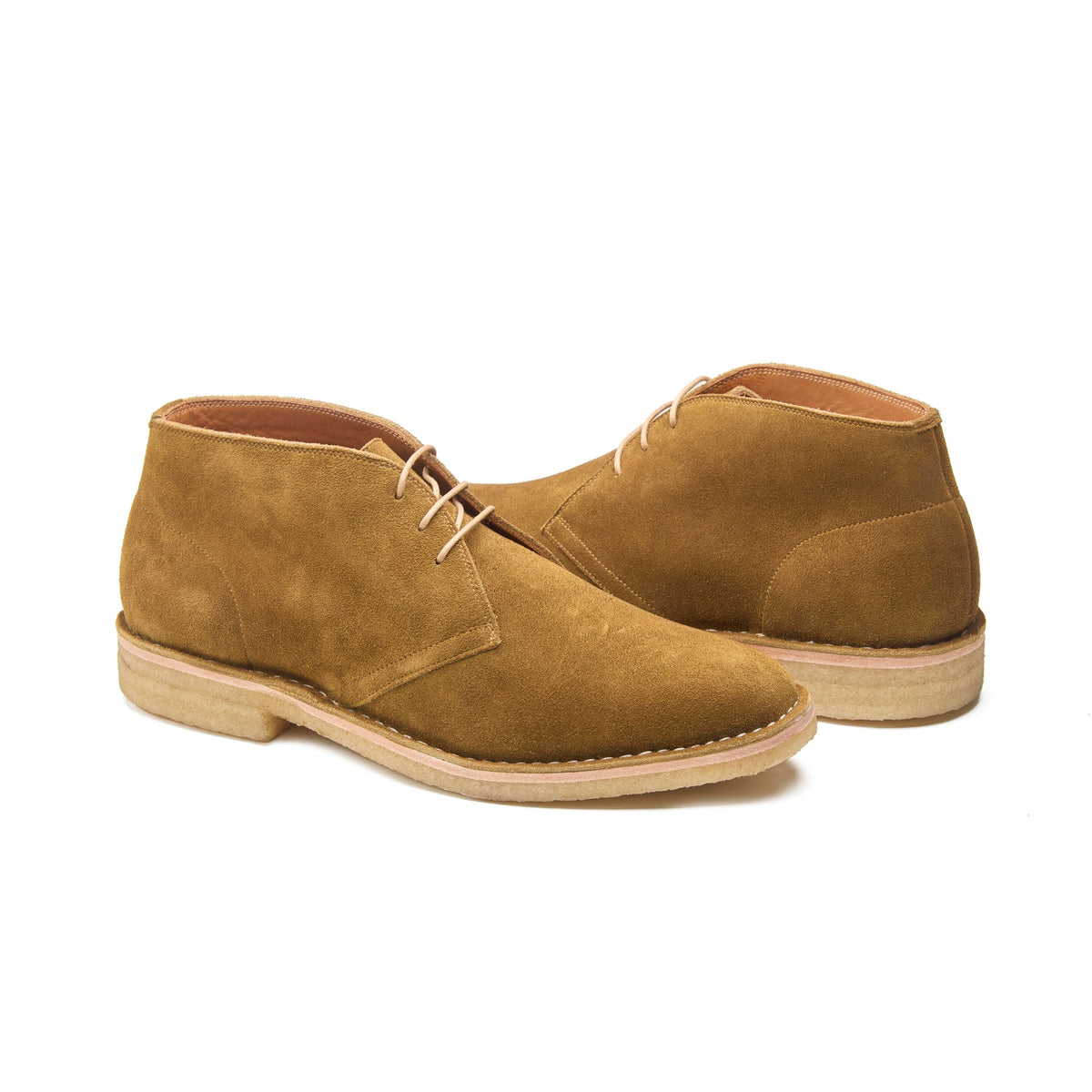 Kingston – Desert Boot – Caper Green Kudu Reverse Suede