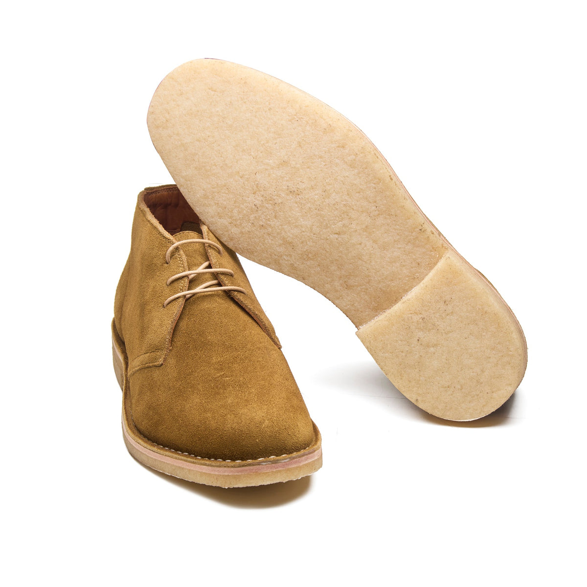 Kingston – Desert Boot – Caper Green Kudu Reverse Suede