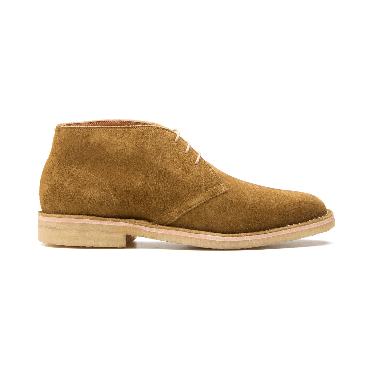Kingston – Desert Boot – Caper Green Kudu Reverse Suede